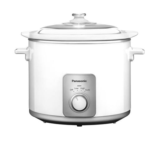 Nồi nấu chậm Panasonic NF-N51AWRA vỏ ngoài bằng thép không gỉ cho độ bền cao giữ ấm tốt