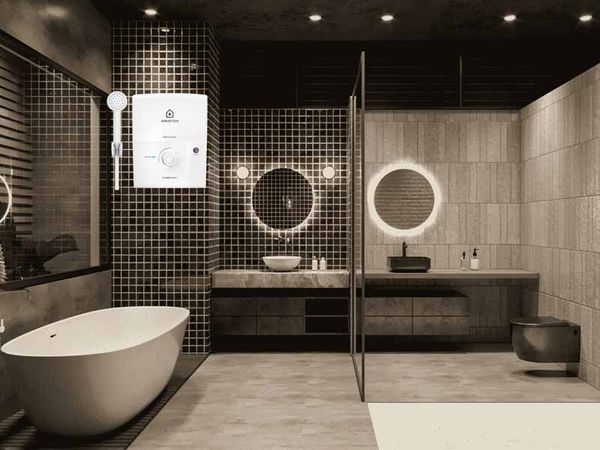 Bình Nóng Lạnh Ariston AURES EASY 3.5 Không Bơm 3500 W 1 Chế Độ 95mm