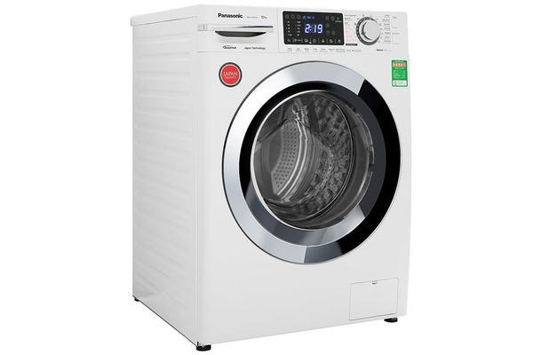Máy giặt sấy cửa trước lồng ngang Panasonic inverter 10 kg NA-V10FC1WVT