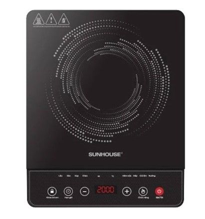 Bếp điện từ Sunhouse SHD6161 công suất	2000W