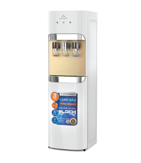 Máy lọc nước nóng lạnh Hòa Phát HPN683 10 lõi