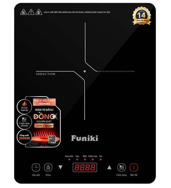 Bếp điện từ đơn Funiki HSD8282