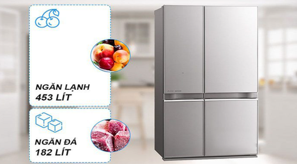 Tủ lạnh Mitsubishi Electric Inverter 635 lít MR-LA78ER-GSL-V