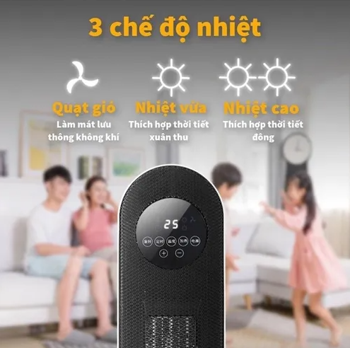 Máy sưởi gốm cao cấp Creen CR-H28DT