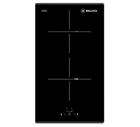Bếp Từ Domino Malloca MDI302 Âm Tủ Schott Ceran 2 Vùng Nấu