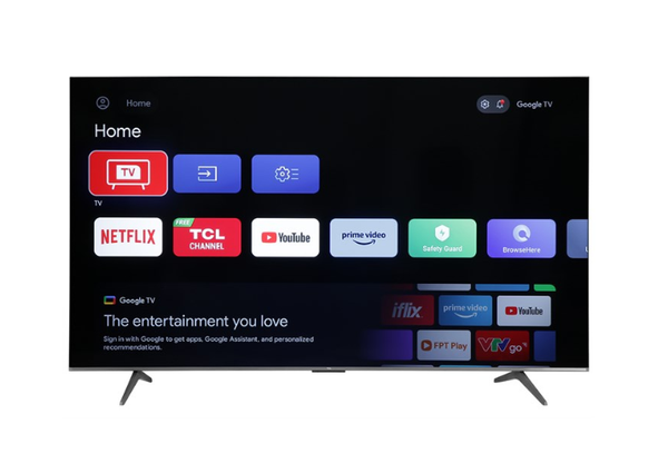 Google TV TCL 4K 75 inch 75P79B Pro