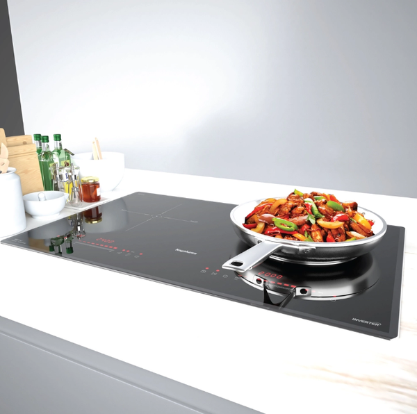 Bếp điện từ NK2C09MS âm tủ 2 vùng nấu Inverter 9 công suất