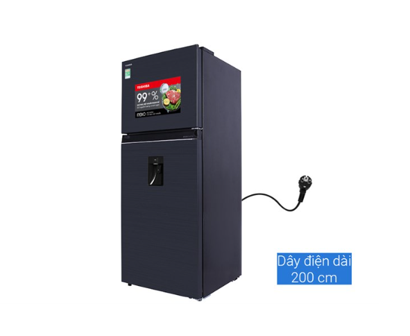 Tủ lạnh Toshiba Inverter 407 lít GR-RT535WE-PMV(06)-MG