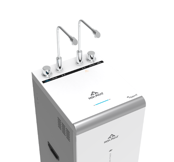 Máy lọc nước Hòa Phát Hydrogen ion kiềm RO nóng lạnh HyperS HPA885