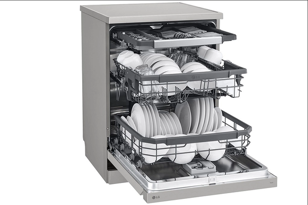 Máy rửa bát LG LDT14SVA4 14 bộ độc lập, sấy ngưng tụ hé cửa tự động