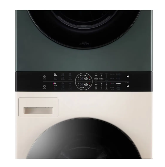 Tháp máy giặt cao cấp LG WashTower giặt 14Kg sấy 10kg WT1410NHEG