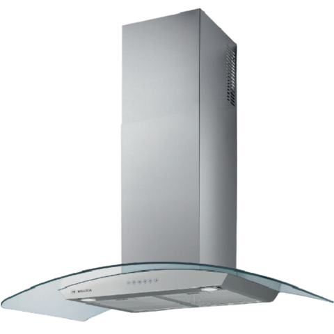 Máy hút mùi áp tường Malloca SIGMA-K820T kính cong cảm ứng 4 tốc độ