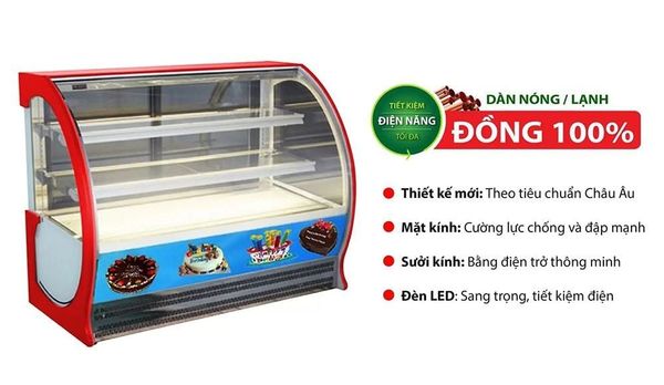 Tủ mát trưng bày bánh kem Sanaky VH-900HP 900L