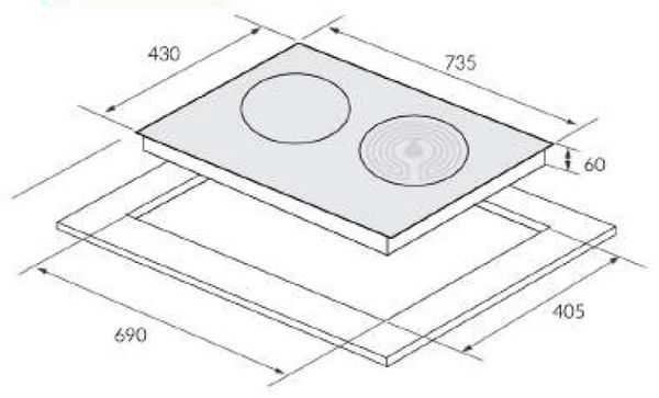 Bếp từ Eurosun EU-TE259Pro Inverter 2 vùng nấu