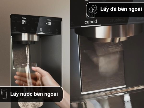 Tủ Lạnh 4 Cánh Bosch KFD96APEA Serie 6 Inverter 574 lít