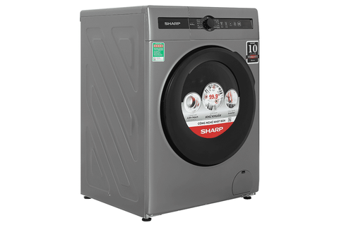 Máy giặt lồng ngang Sharp inverter 10.5 kg ES-FH105BV-B 2023