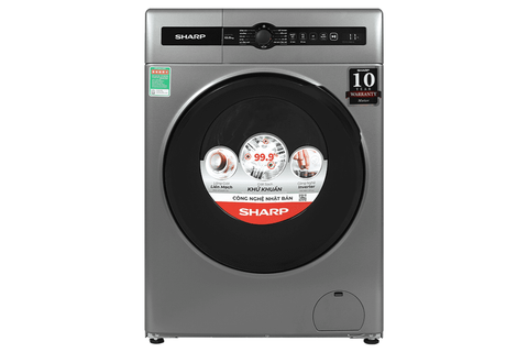 Máy giặt lồng ngang Sharp inverter 10.5 kg ES-FH105BV-B 2023