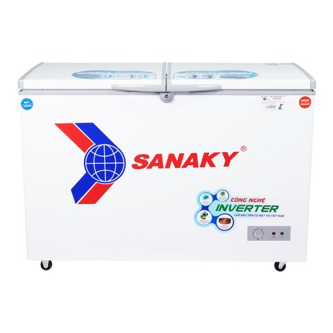 Tủ đông 2 ngăn 2 cánh inverter Sanaky VH-4099W3 280 lít