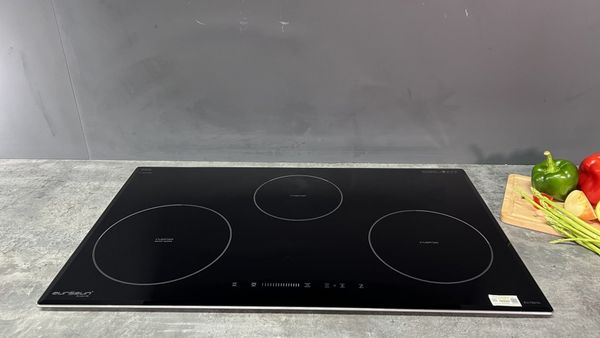 Bếp từ Eurosun EU-T881G Inverter 3 vùng nấu kính Schott Ceran khoá trẻ em