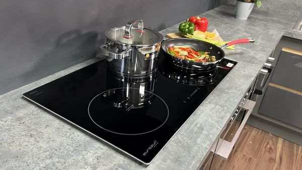 Bếp từ Eurosun EU-T881G Inverter 3 vùng nấu kính Schott Ceran khoá trẻ em