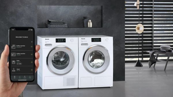 Máy sấy Miele TCR780WP bơm nhiệt Eco & Steam 9kg Điều khiển cảm ứng PROFIECO