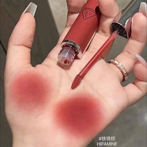 3CE_Son Kem Hazy Lip Clay #Hipamine (Cam Gạch) 4G