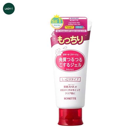 ROSETTE_Gel TẤY TẾ BÀO CHẾT Chiết Xuất Trái Cây - Hồng 120g