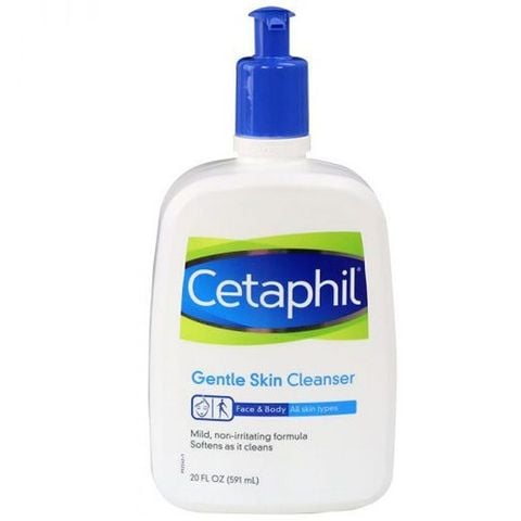 CETAPHIL_Sữa Rửa Mặt Dịu Nhẹ Cho Da Nhạy Cảm Gentle Skin Cleanser 591ml