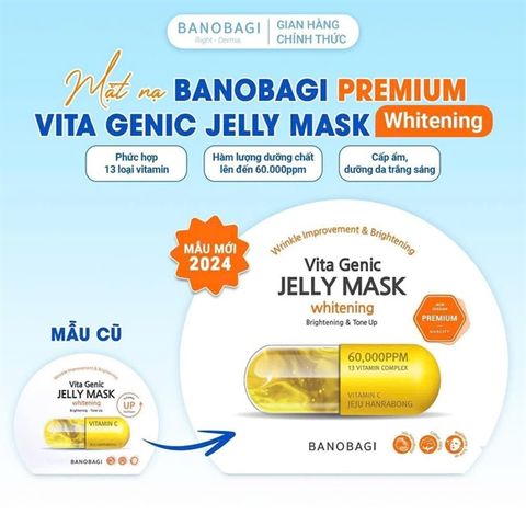 BANOBAGI_Mặt Nạ Vita Genic Jelly Mask Whitening Vitamin C 30g