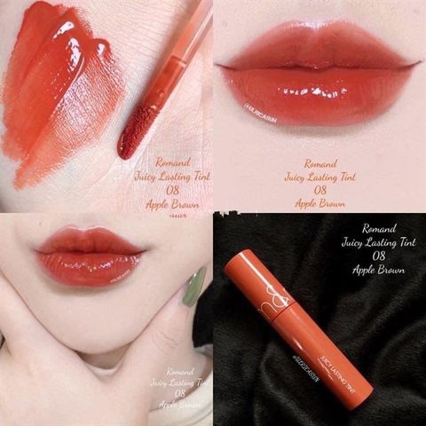 ROMAND_Son Bóng Juicy Lasting Tint No.08 Apple Brown