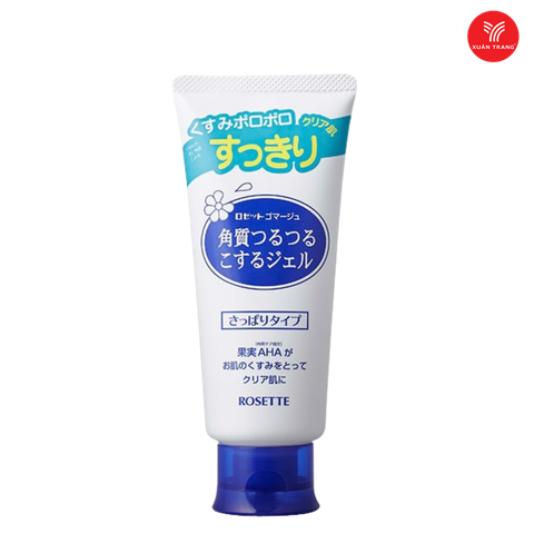 ROSETTE_Gel TẤY TẾ BÀO CHẾT Chiết Xuất Trái Cây - Xanh 120g