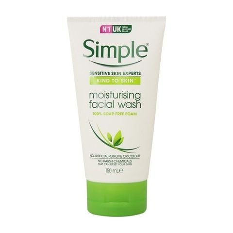 SIMPLE_Sữa Rửa Mặt Dưỡng Ẩm Moisturising Facial Wash 150ml