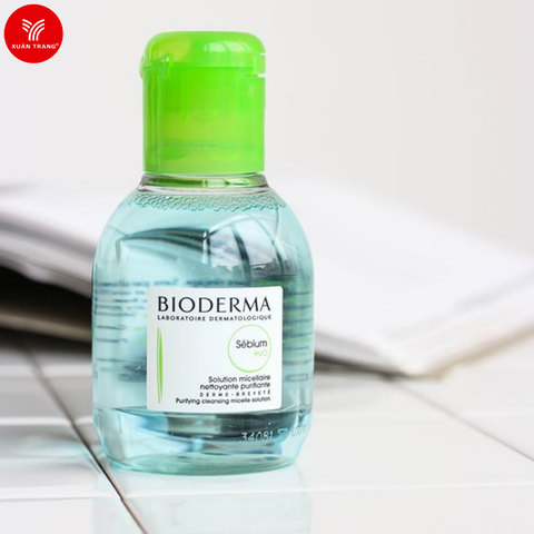 BIODERMA_Nước Tẩy Trang Dành Cho Da Dầu & Hỗn Hợp Sébium H2O 100Ml (Xanh Lá)