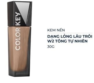 COLORKEY_Kem Nền Dạng Lỏng Lâu Trôi W2 Tông Tự Nhiên 30g