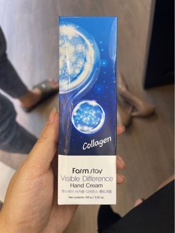FARMSTAY_Kem Dưỡng Da Tay Tinh Chất Collagen Visible Difference Hand Cream 100g