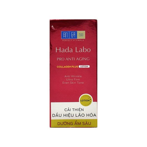 HADA LABO_Dung Dịch Cải Thiện Dấu Hiệu Lão Hóa 100ml (Đỏ)