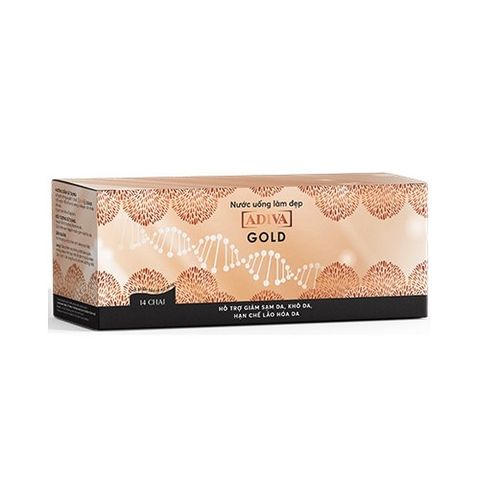 ADIVA _Nước Uống Làm Đẹp Collagen GOLD hộp 14 lọ x 30ml