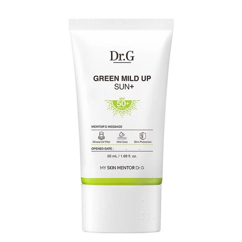 DR.G_Kem Chống Nắng Green Mild Up Sun+ SPF50+ PA++++ 50ml (Xanh Lá)