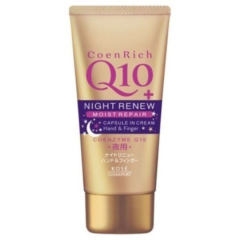 KOSE_Kem Dưỡng Da Tay Ban Đêm Q10 Night Renew 80g