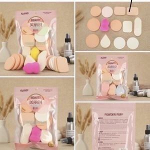 KELI_Set 13 Bông Mút Trang Điểm Powder Puff