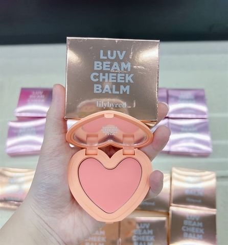LILYBYRED_Má Hồng Dạng Kem Luv Beam Cheek Balm 01 Pure Coral