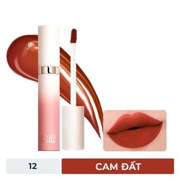 GILAA_Son Kem Lì Long Wear Lip Cream Rich Rosie Collection #12 Lavish