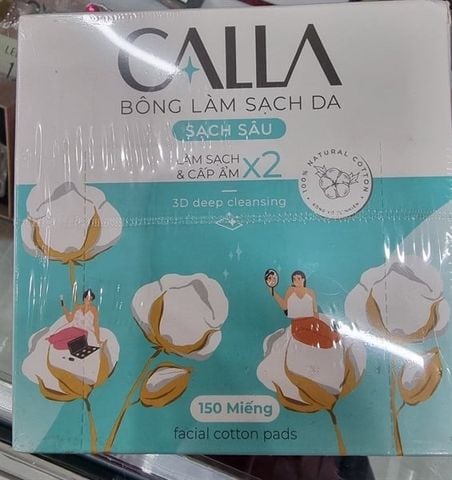 CALLA_Bông Tẩy Trang Làm Sạch Da Sạch Sâu 150Miếng/Hộp