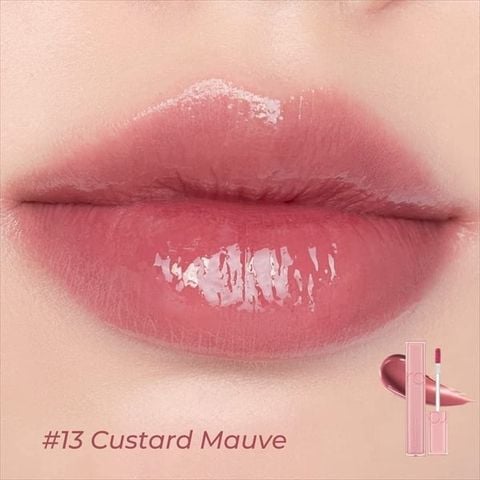 ROMAND_Son Bóng Dewyful Water Tint #13 Custard Mauve 5.5g