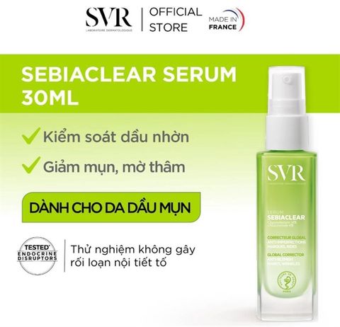 SVR_Tinh Chất Làm Giảm Mụn, Mờ Thấm. Làm Mềm Mịn Da 30ml