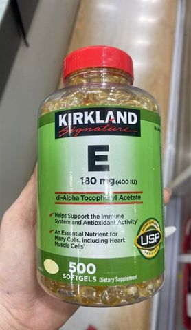 KIRKLAND_Viên Uống Signature Vitamin E 400 IU, 500 viên