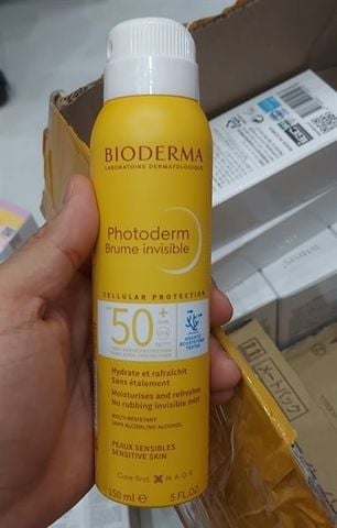 BIODERMA_Xịt Chống Nắng Photoderm Brume Solaire Invisible 150ml