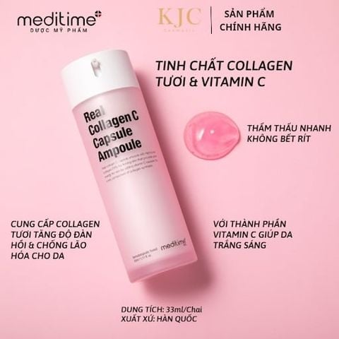 MEDITIME_Serum Collagen Tươi & Vitamin C 33ML