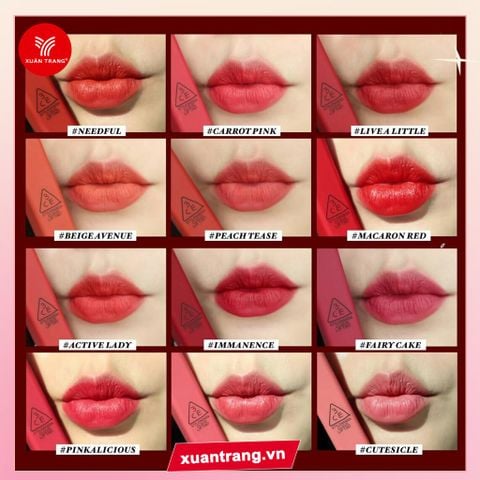 3CE_Son Kem Lì Cloud Lip Tint