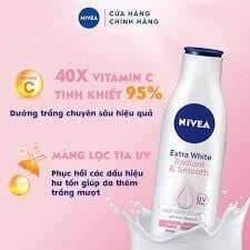 98413 NIVEA_ Sữa Dưỡng Thể Trắng Mịn 350ML